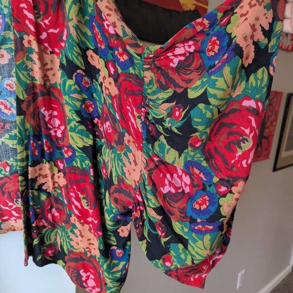 Anthropologie Bel Kazan Painterly Floral Kimono OS - Picture 5 of 11